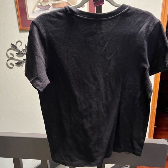 Vans Black & Purple Graphic T-Shirt” Be Easy On Yourself” Size Small #058 - Picture 4 of 4